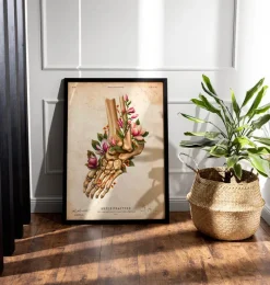 Codex Anatomicus Skull & Skeleton | Hands & Legs^Ankle fracture - Floral - Vintage