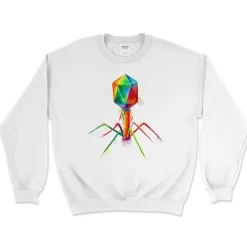 Codex Anatomicus Sweatshirts^Bacteriophage Unisex Sweatshirt - Watercolor