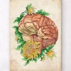 Codex Anatomicus Brain Anatomy^Brain anatomy III - Floral - Vintage