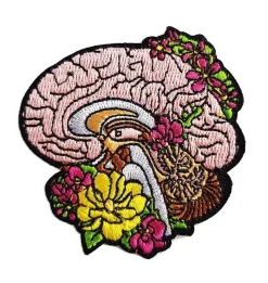 Codex Anatomicus Patches^Brain patch - iron on, 65mm