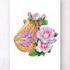 Codex Anatomicus Obstetrics & Gynecology^Breast anatomy - Floral - White