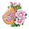 Codex Anatomicus Stickers^Breast anatomy sticker - Floral
