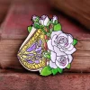 Codex Anatomicus Enamel Pins^Breast with flowers - Enamel pin