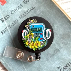 Codex Anatomicus Badge Reels^Defibrillator badge reel