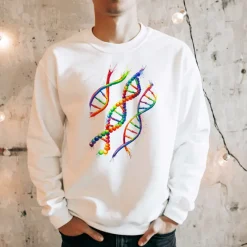 Codex Anatomicus Sweatshirts^DNA Unisex Sweatshirt - Watercolor
