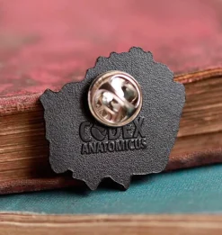 Codex Anatomicus Enamel Pins^Ear with flowers - Enamel pin