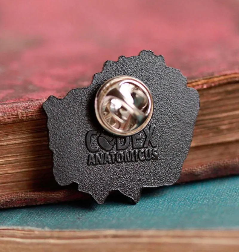 Codex Anatomicus Enamel Pins^Ear with flowers - Enamel pin
