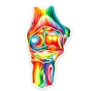 Codex Anatomicus Stickers^Elbow anatomy sticker - Watercolor Splash
