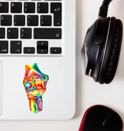 Codex Anatomicus Stickers^Elbow anatomy sticker - Watercolor Splash
