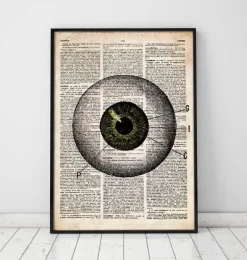 Codex Anatomicus Various Organs^Eye anatomy - Old dictionary page