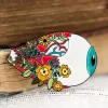 Codex Anatomicus Enamel Pins^Eye with flowers - Enamel pin