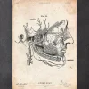 Codex Anatomicus Head & Face^Facial muscles anatomy print