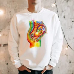 Codex Anatomicus Sweatshirts^Fetus Unisex Sweatshirt - Watercolor