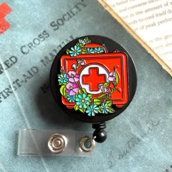 Codex Anatomicus Badge Reels^First Aid Kit badge reel