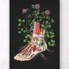 Codex Anatomicus Hands & Legs^Floral foot anatomy - Black