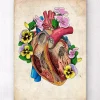 Codex Anatomicus Heart Anatomy^Floral heart anatomy II - Floral - Vintage