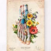 Codex Anatomicus Skull & Skeleton | Hands & Legs^Foot anatomy - Floral - Vintage