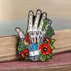 Codex Anatomicus Enamel Pins^Hand with flowers - Enamel pin