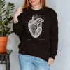 Codex Anatomicus Sweatshirts^Heart I Unisex Sweatshirt - Chalkboard