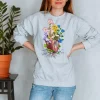 Codex Anatomicus Sweatshirts^Heart I Unisex Sweatshirt - Floral