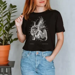 Codex Anatomicus T-shirts^Heart II Unisex T-Shirt - Chalkboard