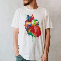 Codex Anatomicus T-shirts^Heart II Unisex T-Shirt - Watercolor