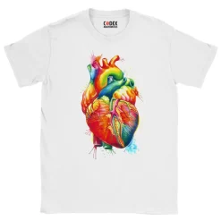 Codex Anatomicus T-shirts^Heart III Unisex T-Shirt - Watercolor