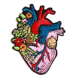 Codex Anatomicus Patches^Heart patch - iron on, 65mm