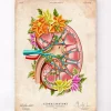 Codex Anatomicus Kidney & Liver^Kidney anatomy II - Floral - Vintage
