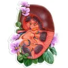 Codex Anatomicus Stickers^Kidney anatomy sticker - Floral