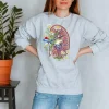 Codex Anatomicus Sweatshirts^Kidney Unisex Sweatshirt - Floral