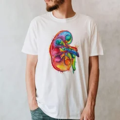 Codex Anatomicus T-shirts^Kidney Unisex T-Shirt - Watercolor