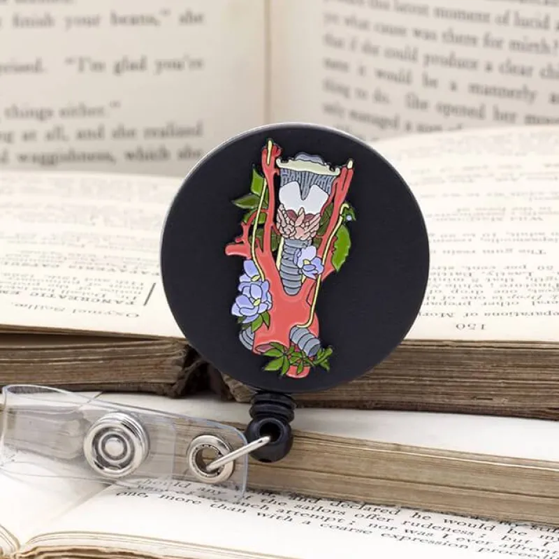 Codex Anatomicus Badge Reels^Larynx and aorta badge reel