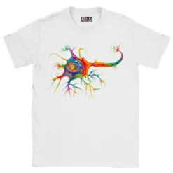 Codex Anatomicus T-shirts^Neuron Unisex T-Shirt - Watercolor
