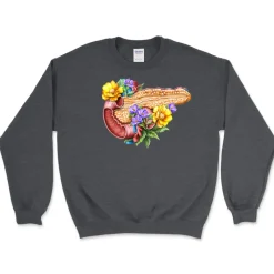 Codex Anatomicus Sweatshirts^Pancreas Unisex Sweatshirt - Floral
