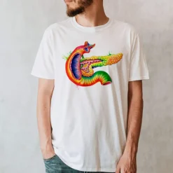 Codex Anatomicus T-shirts^Pancreas Unisex T-Shirt - Watercolor