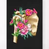 Codex Anatomicus Skull & Skeleton^Shoulder anatomy - Floral - Black