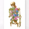 Codex Anatomicus Skull & Skeleton^Skeleton anatomy II - Floral - White