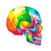 Codex Anatomicus Stickers^Skull anatomy sticker I - Watercolor Splash