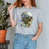 Codex Anatomicus T-shirts^Skull Unisex T-Shirt - Floral