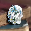 Codex Anatomicus Enamel Pins^Skull with flowers - Enamel pin