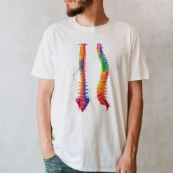 Codex Anatomicus T-shirts^Spine Unisex T-Shirt - Watercolor