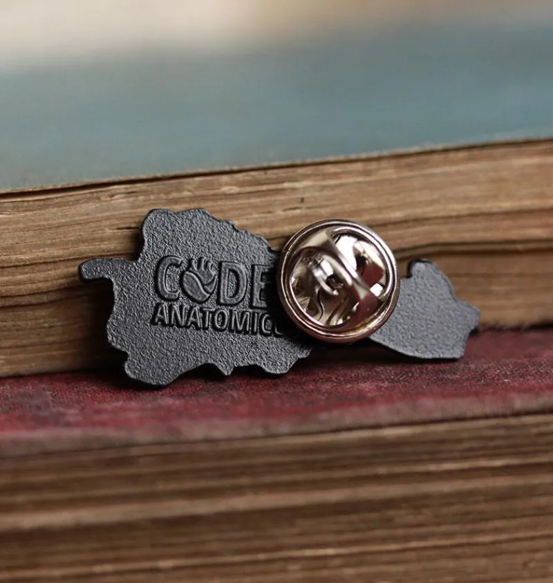 Codex Anatomicus Enamel Pins^Spine with flowers - Enamel pin