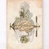 Codex Anatomicus Brain Anatomy^Steampunk brain art print