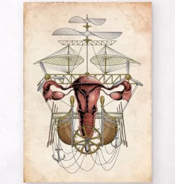 Codex Anatomicus Obstetrics & Gynecology^Steampunk uterus