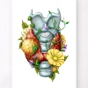 Codex Anatomicus Various Organs^Thyroid adenoma - Floral - White