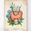 Codex Anatomicus Various Organs^Thyroid anatomy art - Floral - Vintage