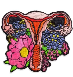 Codex Anatomicus Patches^Uterus patch - iron on, 65mm
