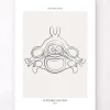 Codex Anatomicus Skull & Skeleton^Vertebrae anatomy II - Line Art