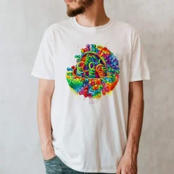 Codex Anatomicus T-shirts^Virus Unisex T-Shirt - Watercolor